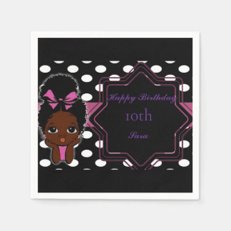 Glam Girl Theme Napkin