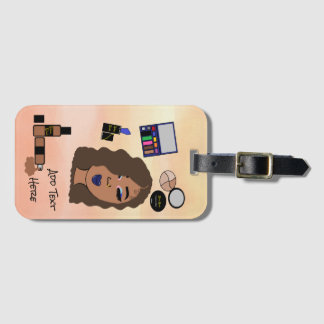 Glam Girls Personalised Makeup Lover’s Luggage Tag