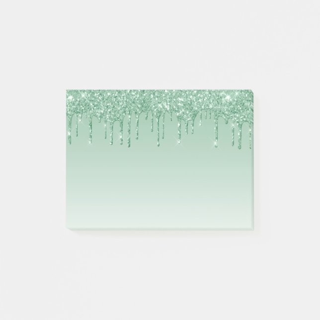 Glam & Glitter Drip Post-it Notes (Front)