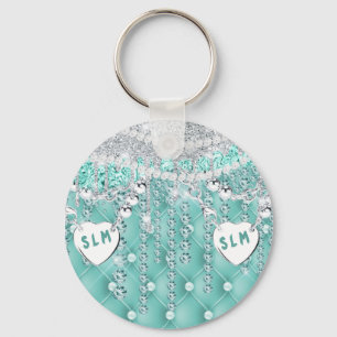 Glam Glitter Girly Key Ring