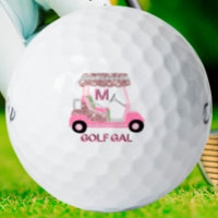 Glam Glitz Monogram Rose Gold Diamond Cart