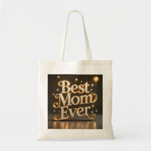 Glam Gold Bling Best Mum Ever Tote Bag