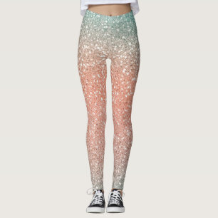 Glam gold glitter leggings