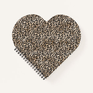 Glam Gold Leopard Print Notebook
