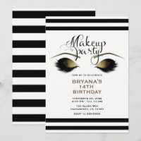Glam Gold Makeup Eyelashes Beauty Custom Party