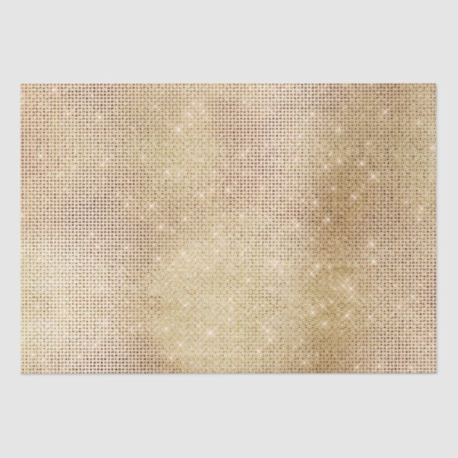 Glam Gold Sparkle Tissue Paper (Front)