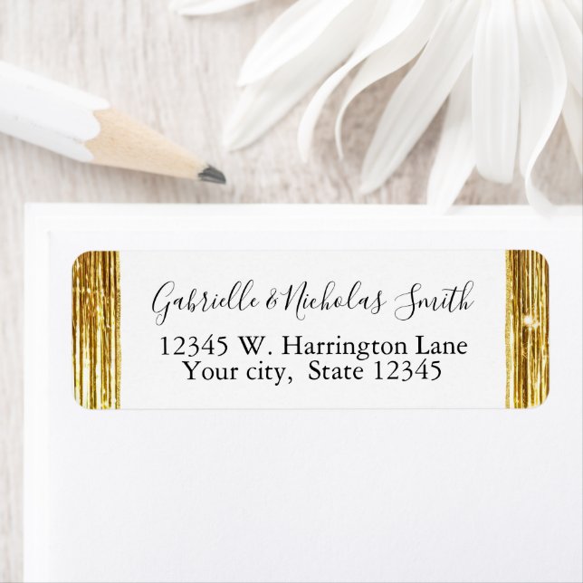 Glam Gold Stripes (Insitu)