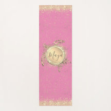 Glam Gold Turtle Stars on Pink Personalised