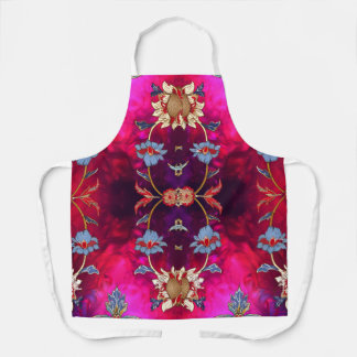 Glam & Grace: Glossy Pink Apron Stylish 