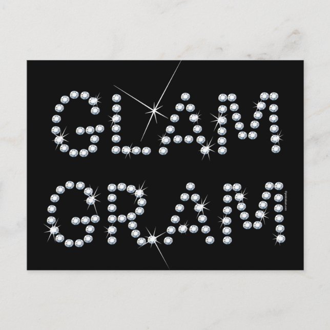 Glam Gram Postcard (Front)