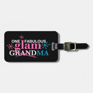 Glam Grandma Luggage Tag