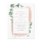 Glam Green Painted Sprigs Botanical Bridal Shower