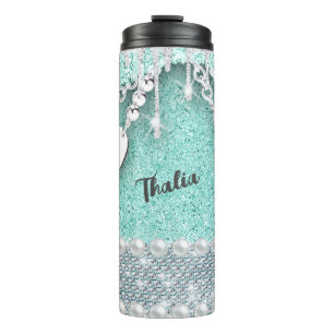 Glam Grunge Sparkle Thermal Tumbler