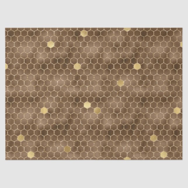 Glam Honeycomb Series Design #13 Tissue Paper (Front)