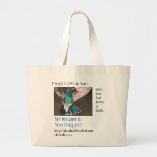 Glam Hummer Beach Tote