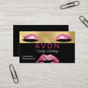Glam Independant Rep Avon Business Card