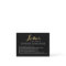 Glam Lashes Script Text Gold/Black Aftercare Card