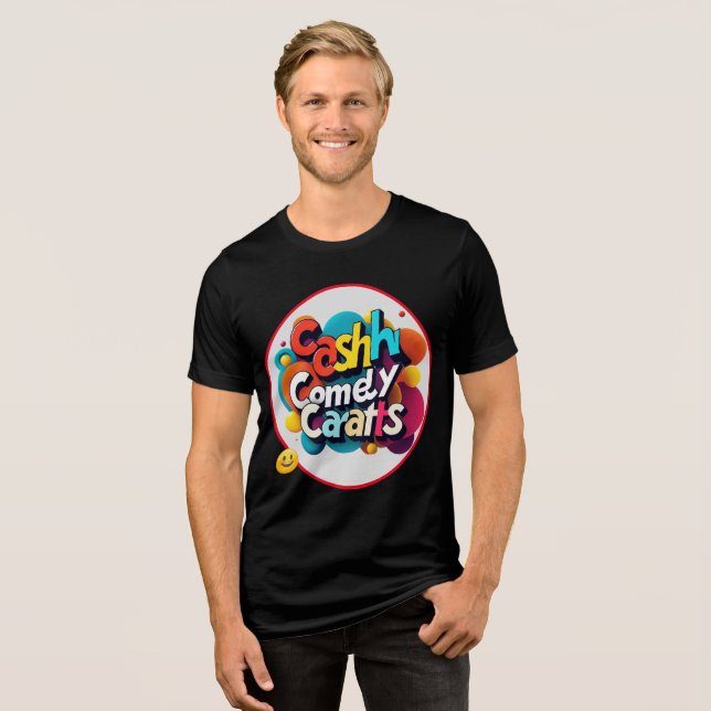 "Glam Laughs" Tri-Blend Shirt (Front Full)