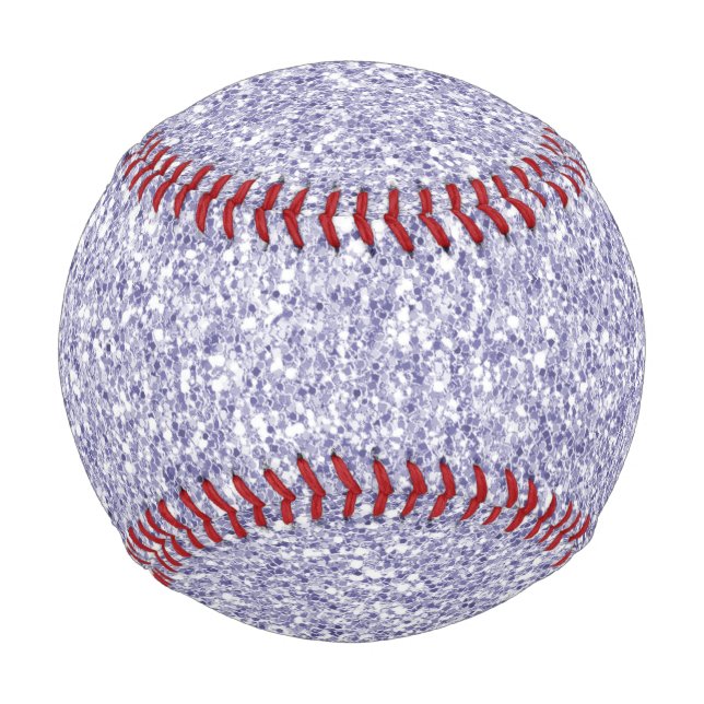 Glam Lavender Lilac Purple Glitter         Baseball (Front)