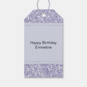 Glam Lavender Lilac Purple Glitter       Gift Tags