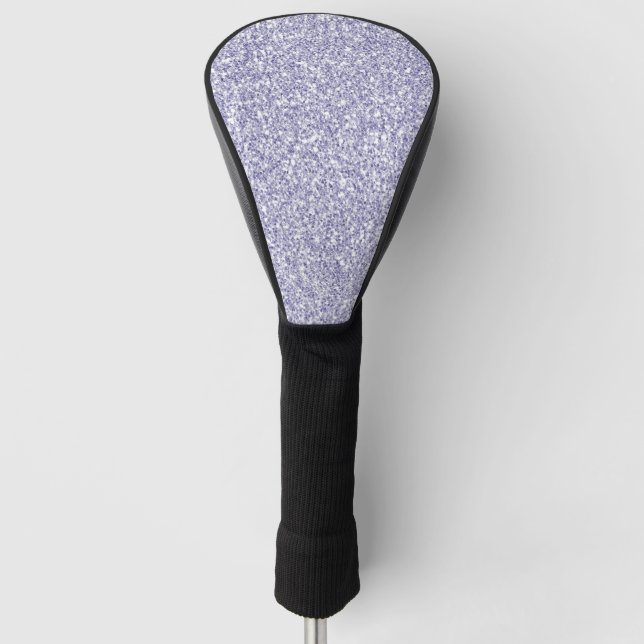Glam Lavender Lilac Purple Glitter         Golf Head Cover (Front)
