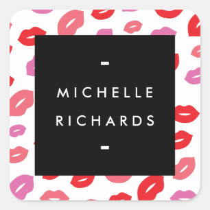 Glam Lip Print Sticker