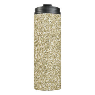 Glam Luxe Gold Glitter Thermal Tumbler