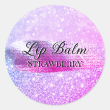 Glam Luxury Purple Custom Beauty Product Label