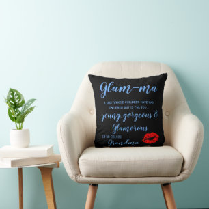 Glam-ma Grandma Christmas gift for granny Cushion