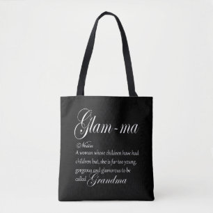 GLAM MA grandma definition Tote Bag