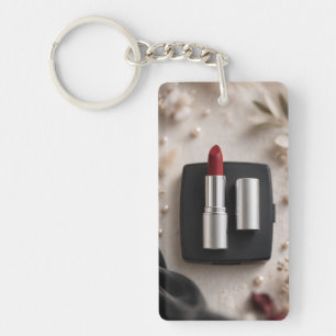Glam Makeup Lover Acrylic Keychain