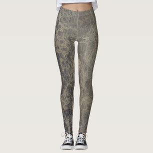 Glam Marble Granite Shimmer Elegant Designer Style Leggings