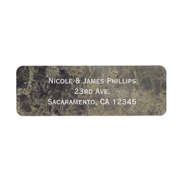 Glam Marble Granite Shimmer Glitter Modern Trendy (Front)