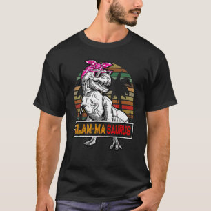 Glam Masaurus Rex Dinosaur Glam Ma Saurus Family M T-Shirt