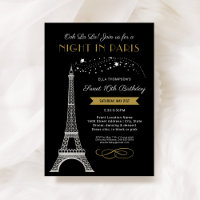 Glam Night in Paris Sweet 16 Birthday