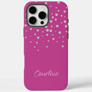 Glam Pink Diamond Jewels iPhone 16 Pro Max Case