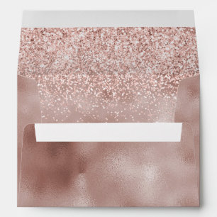 Glam Pink Glitter Envelope
