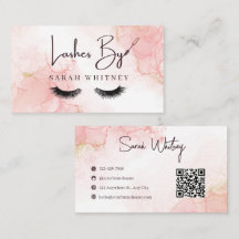 Glam Pink Marble Lash Artist