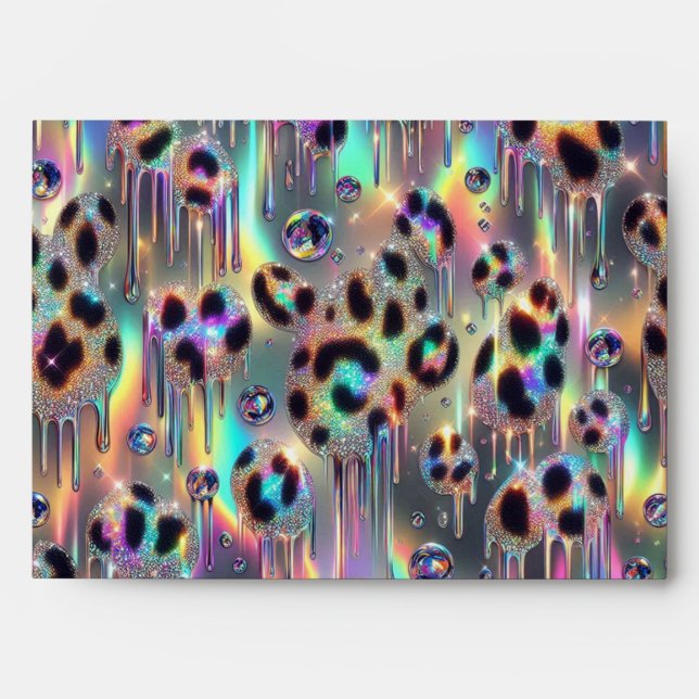 Glam Posh Wedding Envelopes (Front)