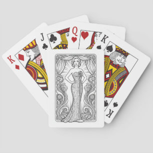 Glam Punk Rock Rockabilly Playing Cards
