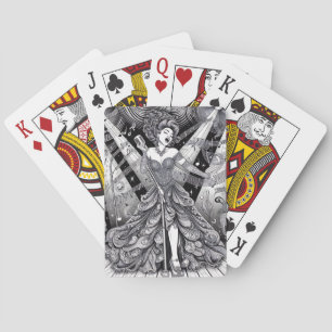Glam Punk Rock Rockabilly Playing Cards