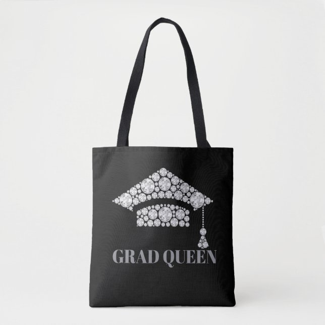 Glam Queen Graduation Tote Bag (Front)