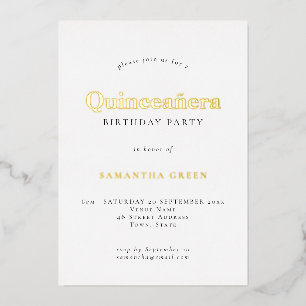 Glam Quinceañera Birthday Party Real