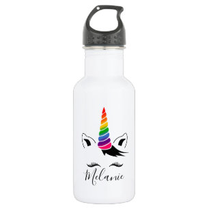 Glam Rainbow Unicorn 532 Ml Water Bottle