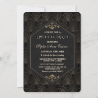 Glam Roaring 20s Great Gatsby Art Deco Sweet 16