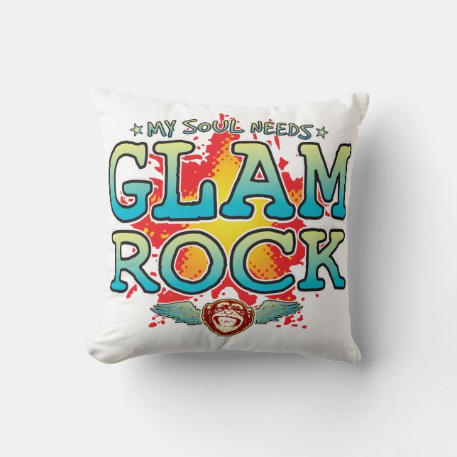 Glam Rock Soul Cushion (Front)