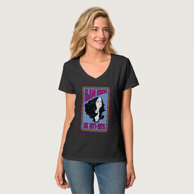 Glam Rock T Shirt (Front Full)