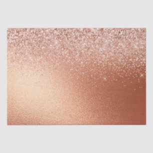 Glam Rose Gold Glitter  Tissue Paper