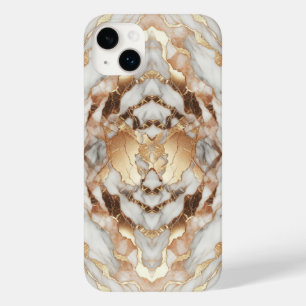 Glam Rose Gold Luxurious Trendy Marble  Case-Mate iPhone 14 Plus Case