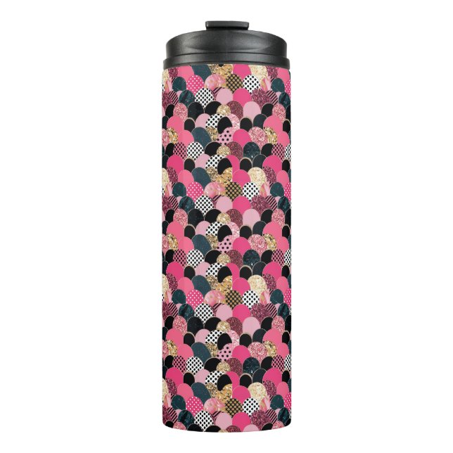 Glam Scallop Chic Thermal Tumbler (Front)